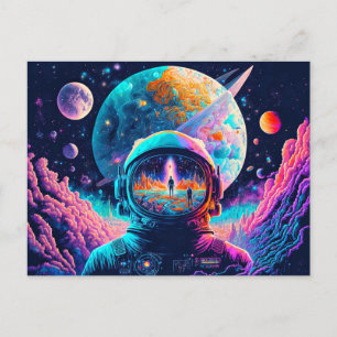 Van ruimte & verder illustratie briefkaart