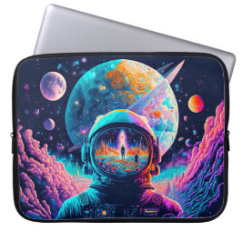 Van ruimte & verder illustratie laptop sleeve