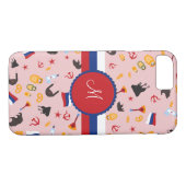 Van Rusland met liefde - Russisch monogram Case-Mate iPhone Case (Achterkant (Horizontaal))