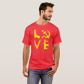 Van Rusland met LOVE T-shirt (Voorkant volledig)