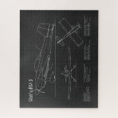 Van’s RV-3 - Vliegtuigblauwdruk Plannen PD Legpuzzel (Verticaal)