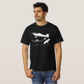 Van’s RV-3 - Vliegtuigblauwdrukplannen ABD T-shirt (Voorkant volledig)