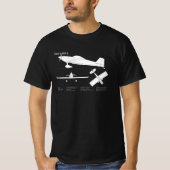 Van’s RV-3 - Vliegtuigblauwdrukplannen ABD T-shirt (Voorkant)