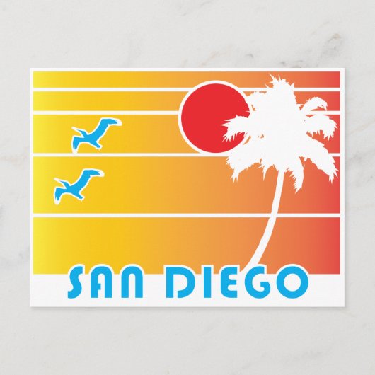 Van San Diego California -  stijl Briefkaart (Voorkant)