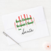 Van "Santa" cadeau label (Envelop)