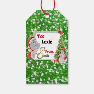 Van Santa Cadeaulabel
