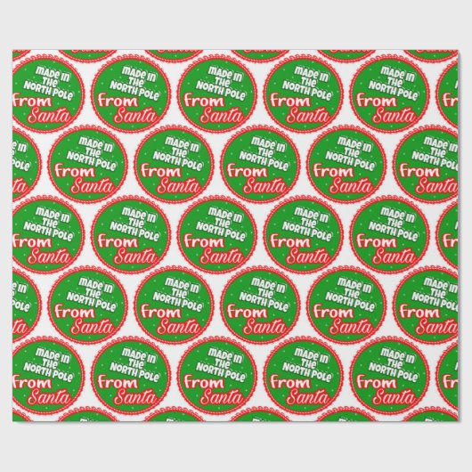 Van Santa Cadeaupapier (Vlak)