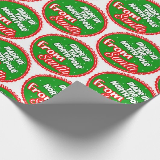 Van Santa Cadeaupapier (Hoek)