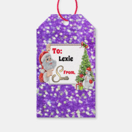 Van Santa Cft-Labels Cadeaulabel