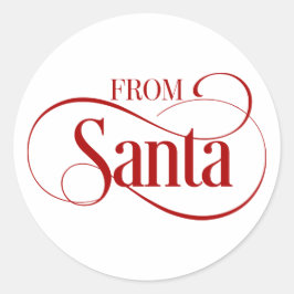 Van Santa Claus kerstfeestdag Sticker