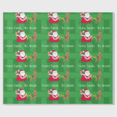 Van Santa Claus voeg de Kerstman van de Kinderen t Cadeaupapier (Vlak)