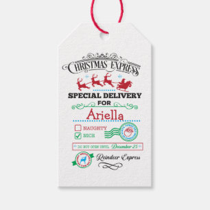 Van Santa Gift Label Cadeaulabel