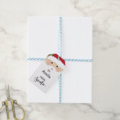 Van Santa Kerstcadeautag Cadeaulabel (Met Touw)