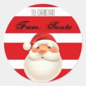 Van Santa labels (Voorkant)