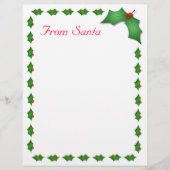 Van Santa Letter (Voorkant)