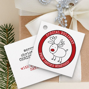 Van Santa Speciale Levering Gepersonaliseerd Bedankjes Labels