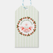 Van Santa stickers Cadeaulabel (Voorkant)