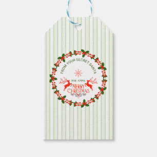 Van Santa stickers Cadeaulabel