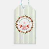 Van Santa stickers Cadeaulabel (Achterkant)