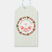 Van Santa stickers Cadeaulabel (Voorkant)