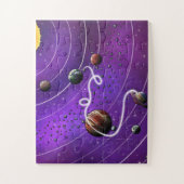 Van Saturnus naar de Maan Puzzel Legpuzzel (Verticaal)