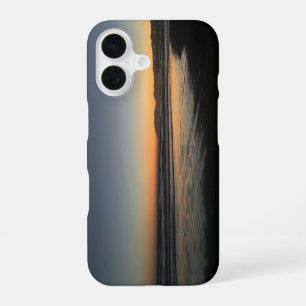 Van schemering tot schemering aan het strand Foto iPhone 16 Hoesje