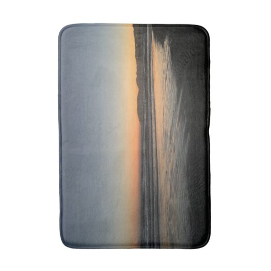 Van schemering tot schemering bij het Beach Photo Badmat (Voorkant Verticaal)