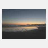 Van schemering tot schemering bij het Beach Photo  Inpakpapier Vel (Voorkant 3)