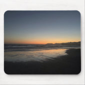 Van schemering tot schemering bij het Beach Photo  Muismat (Voorkant)