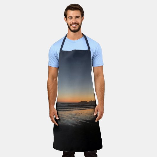 Van schemering tot schemering bij het Beach Photo Schort (Gedragen)