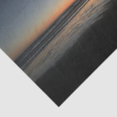 Van schemering tot schemering bij het Beach Photo  Tissuepapier (Detail)