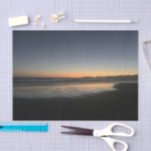 Van schemering tot schemering bij het Beach Photo  Tissuepapier (Craft)