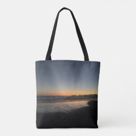Van schemering tot schemering bij het Beach Photo Tote Bag