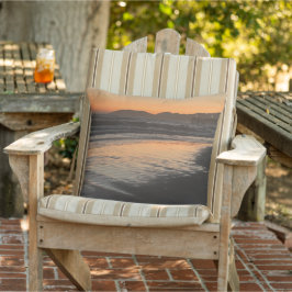 Van schemering tot schemering op het strand Foto a Buitenkussen