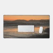 Van schemering tot schemering op het strand Foto a Bureaumat (Keyboard & Muis)