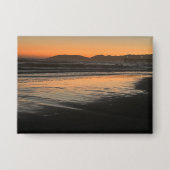 Van schemering tot schemering op het strand Foto a Button (Voorkant)