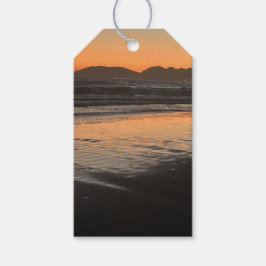 Van schemering tot schemering op het strand Foto a Cadeaulabel