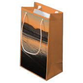 Van schemering tot schemering op het strand Foto a Klein Cadeauzakje (Achterkant Gekanteld)