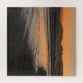 Van schemering tot schemering op het strand Foto a Legpuzzel (Horizontaal)