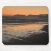 Van schemering tot schemering op het strand Foto a Muismat (Voorkant)