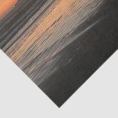 Van schemering tot schemering op het strand Foto a Tissuepapier (Detail)