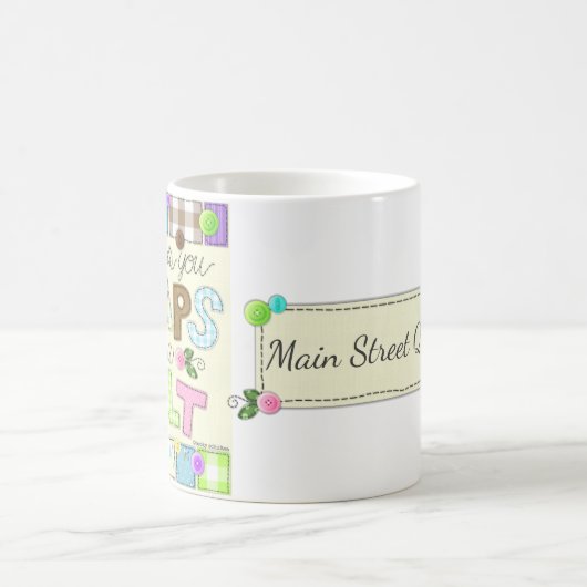 "Van scrapen tot kantelen" Aangepaste bug Koffiemok (Center)