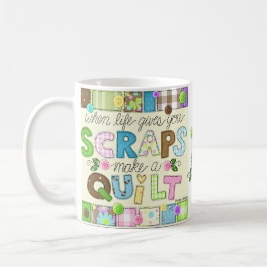 "Van scrapen tot kantelen" Aangepaste bug Koffiemok (Links)