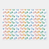 Van Scratch Sketch Mitten Gift Wrap Inpakpapier Vel (Voorkant)