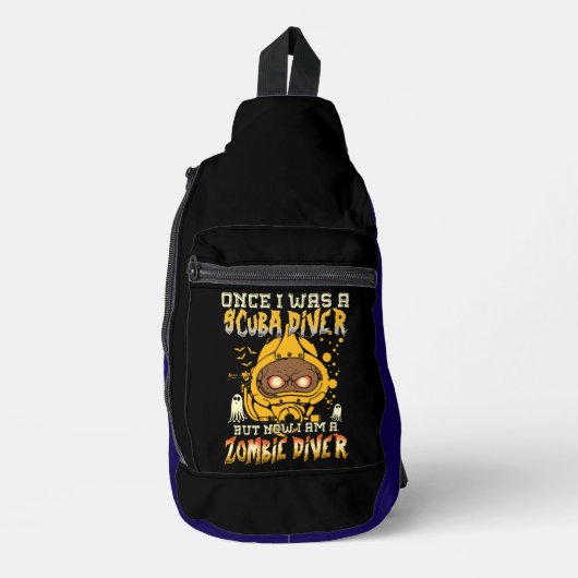 Van Scuba Diver naar Zombie Diver Adventure Sling Bag (Voorkant)