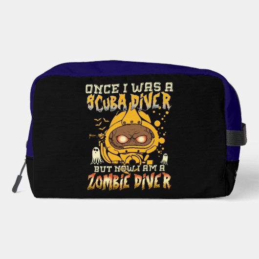 Van Scuba Diver naar Zombie Diver Adventure Toilettasje (Achterkant)