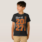Van Shirt Klas 2027 Senior 27 Middelbare school (Voorkant volledig)