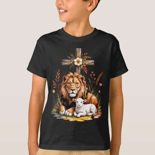 Van Shirt Leeuw Juda Lam God Christelijk (Voorkant)
