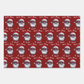 Van Sinterklaas cadeaupapier, aangepaste naam van Inpakpapier Vel (Voorkant)