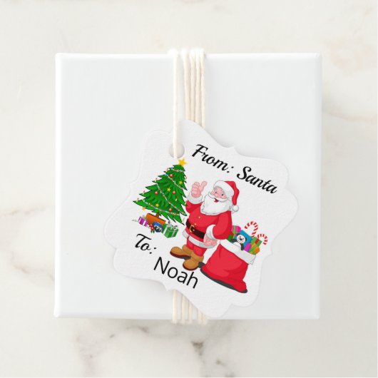 Van Sinterklaas Fancy de naam van het kind van de  Bedankjes Labels (In situ)